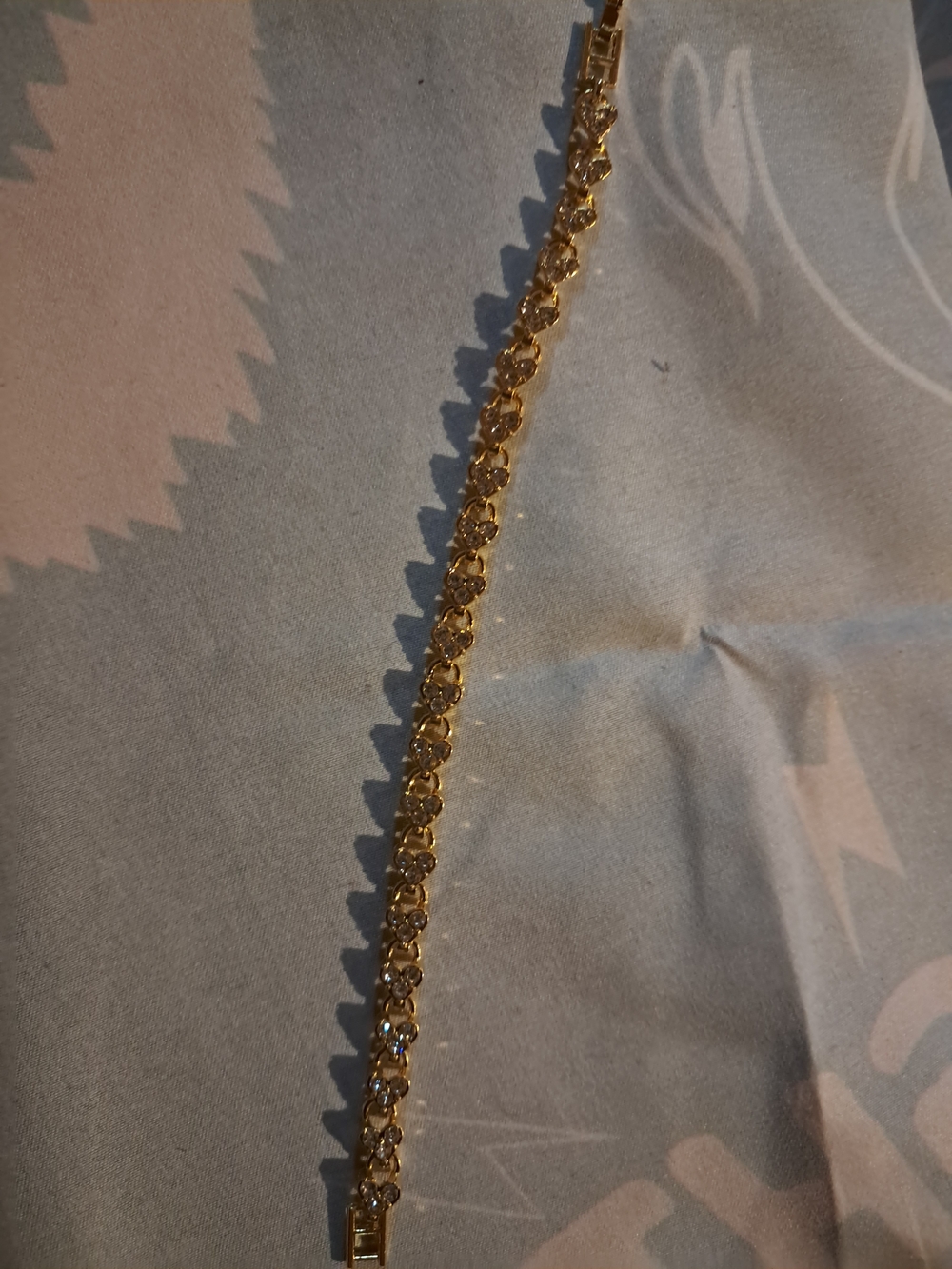 Gold-Tone Floral Link Bracelet - Women Jewelry
